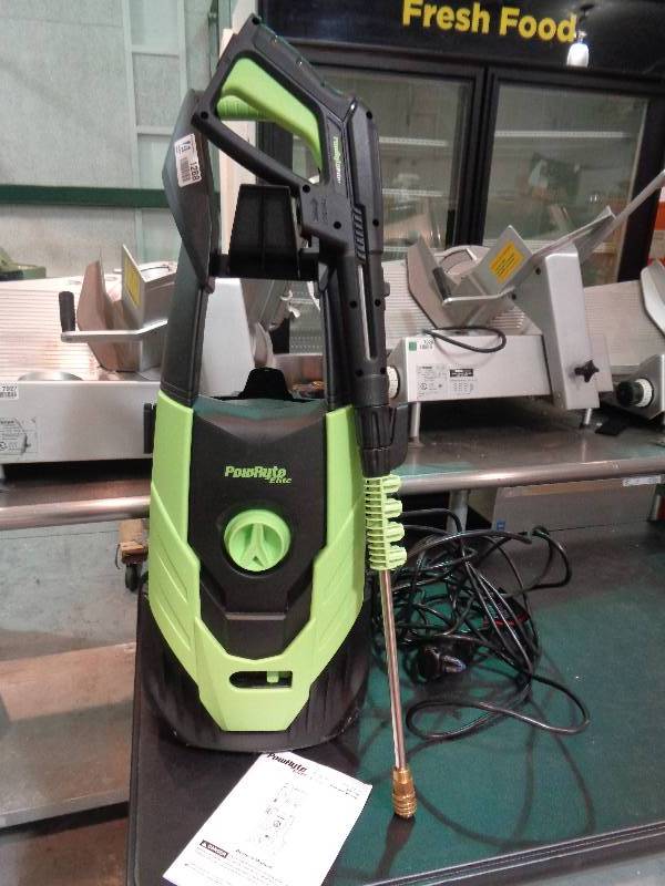 lot 1288 image: Powryte Electric Pressure Washer Missing Hose