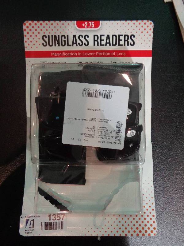 lot 1357 image: Sunglass Readers. 2 Pair