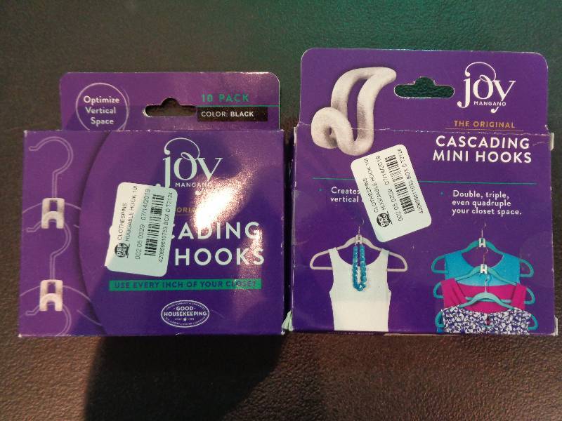 lot 1364 image: 2 Boxes Of Joy Mangano Cascading Mini Hooks