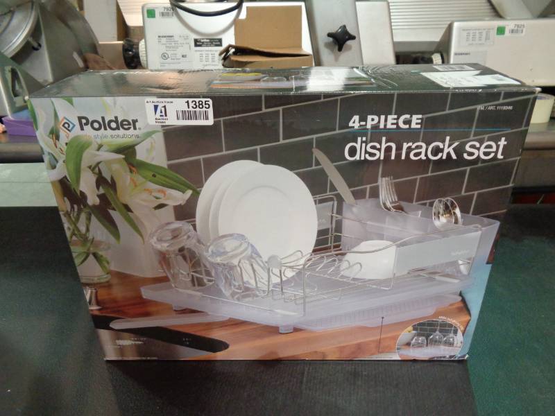 lot 1385 image: Polder 4 Piece Dish rack Set