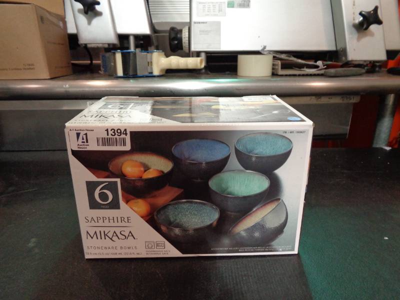 lot 1394 image: Mikasa 6 Piece Stoneware Bowl Set
