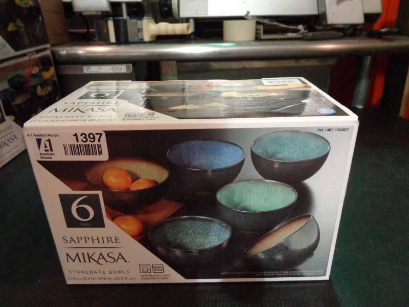 lot 1397 image: Mikasa 6 Piece Stoneware Bowl Set