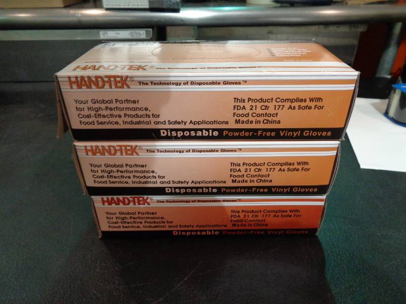 lot 1461 image: 3 Boxes Of Powder Free Latex Gloves