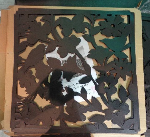 lot 1448 image: Lchen Hanging Room Divider Panels