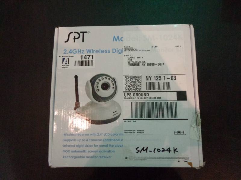 lot 1471 image: SPT 2.4 GHz Wireless Baby Monitor
