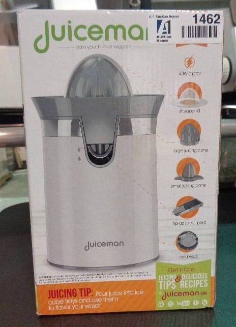lot 1462 image: Juiceman Stainless Steel Citrus Juicer