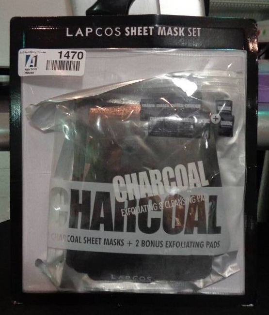 lot 1470 image: Lapcos Charcoal Sheet Mask Set