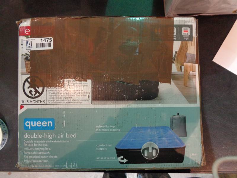 lot 1475 image: Embark Queen Double High Air Bed