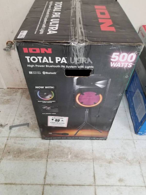 ion total pa ultra 500 watts