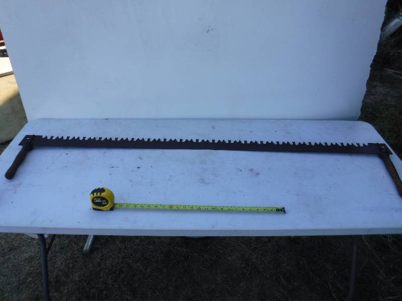lot 6827 image: vintage 2 person hand saw