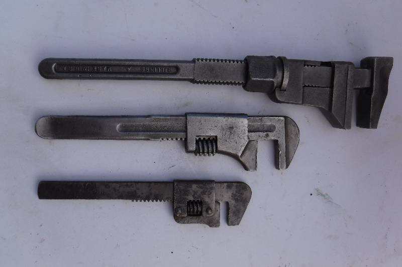 lot 7509 image: Adjustable pipe wrench lot