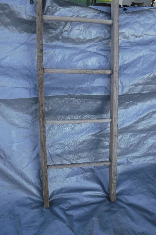 lot 7582 image: primitive wood ladder