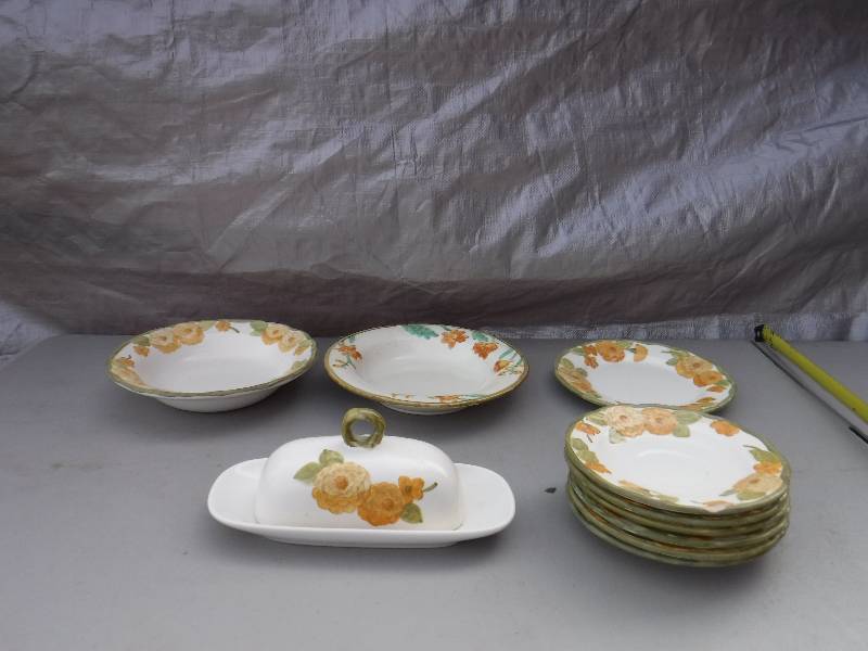 lot 6869 image: poppytrail dishes made in california