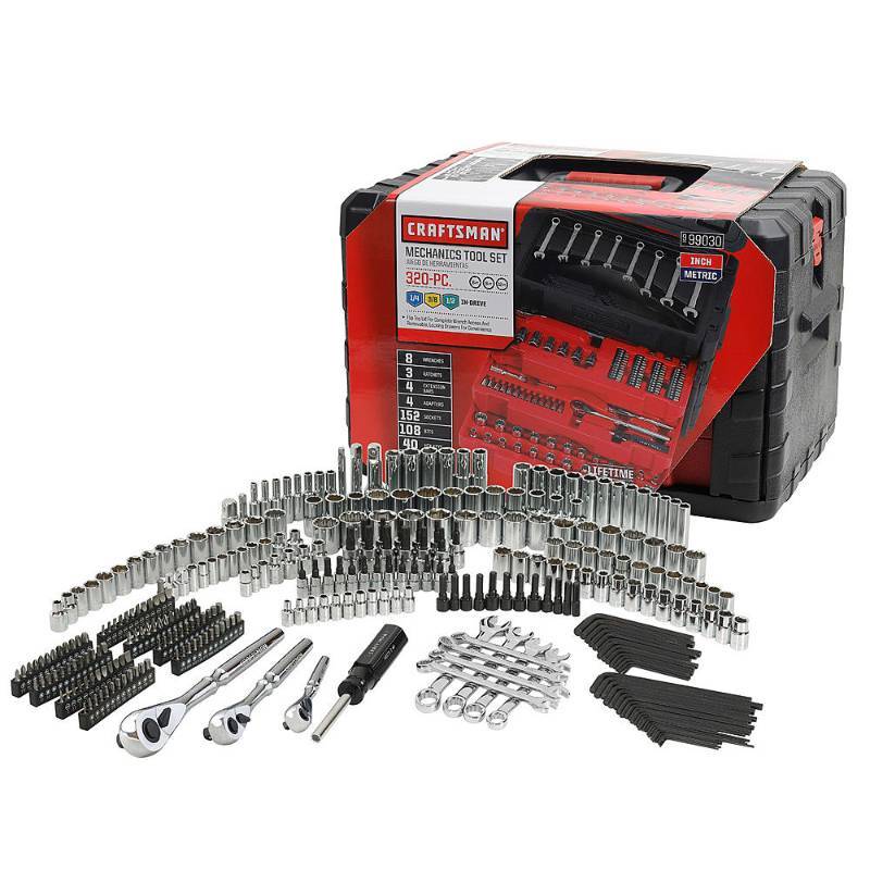 lot 1496 image: Craftsman 320 pc. Mechanics Tool Set