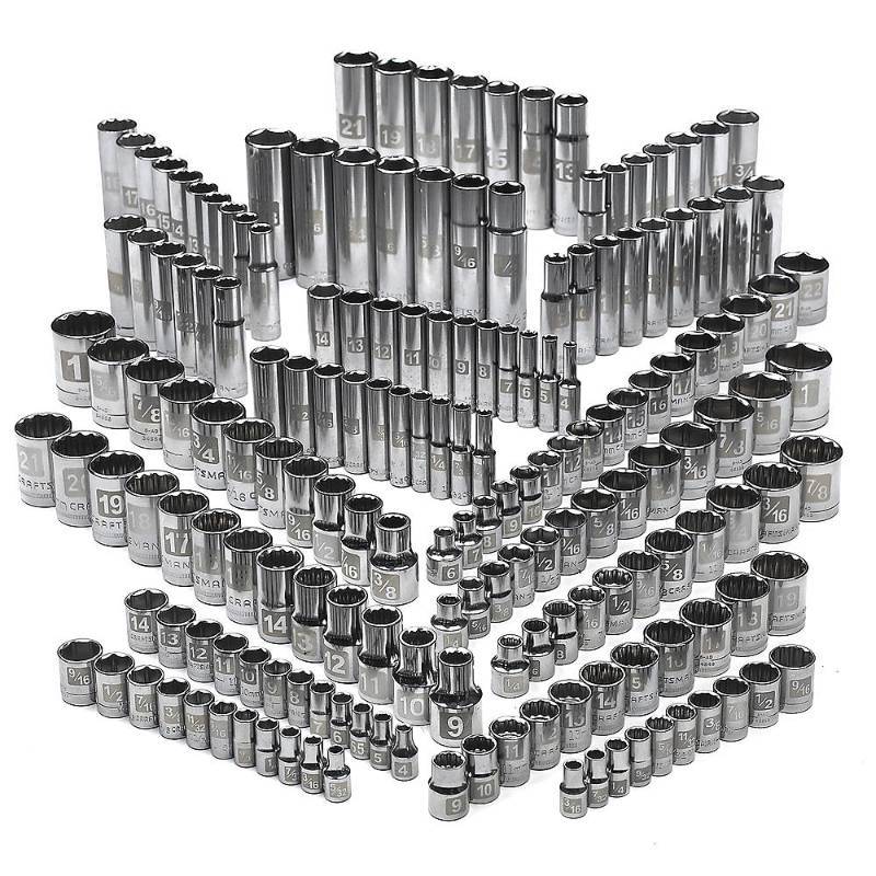 lot 1492 image: Craftsman 34032 176 pc. Easy-to-Read Socket Set