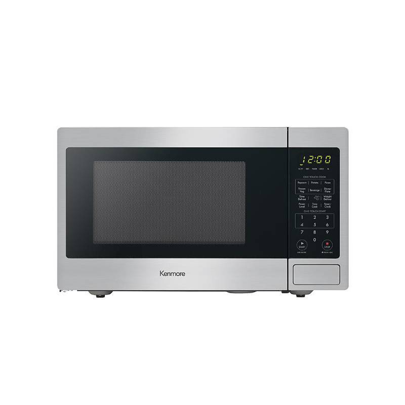 lot 1507 image: Kenmore 70913 0.9 cu. ft. Countertop Microwave Oven - Stainless Steel