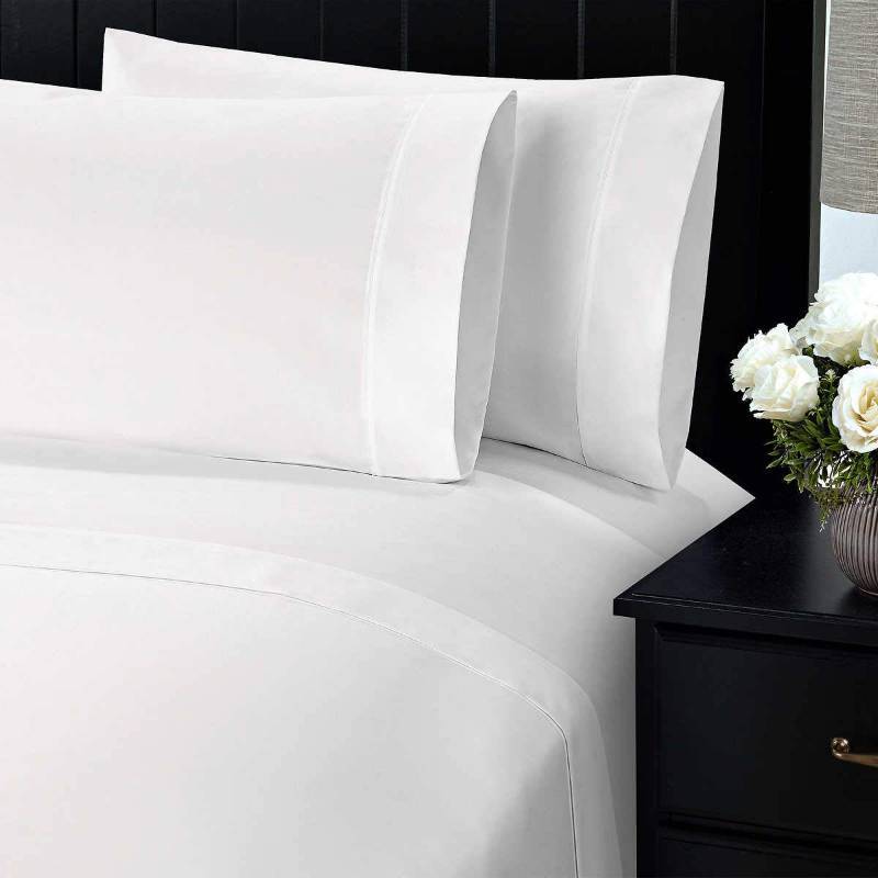 lot 1531 image: Charisma Microfiber 6-piece Sheet Set, Queen - Bone