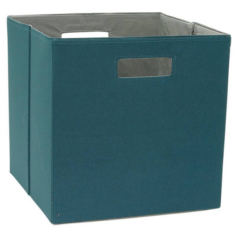 lot 1535 image: Fabric Cube Storage Bin (13) - Threshold