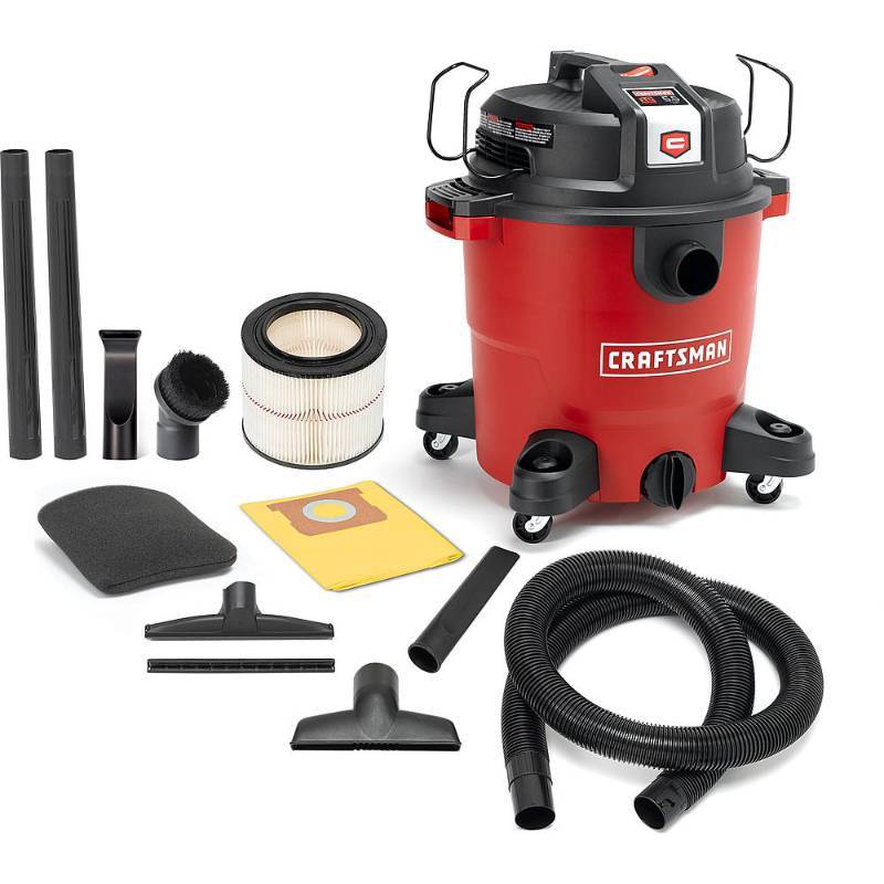 lot 1513 image: Craftsman XSP 12 Gal. 5.5 HP WetDry Vac Set