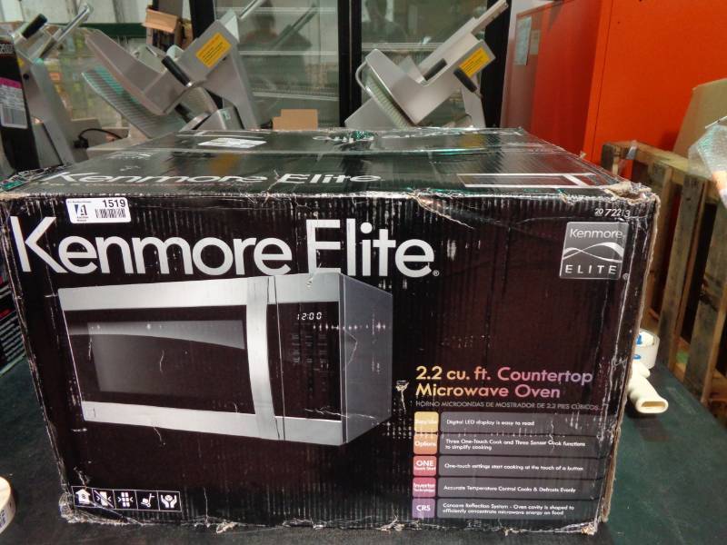 Kenmore Elite 72213 2 2 Cu Ft Countertop Microwave Oven