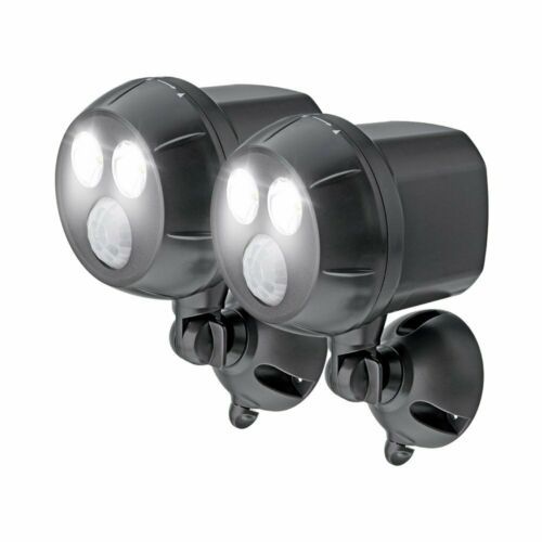 lot 1534 image: Mr. Beams led ultra bright spotlight Spotlight wireless 2 pack 400 lumens