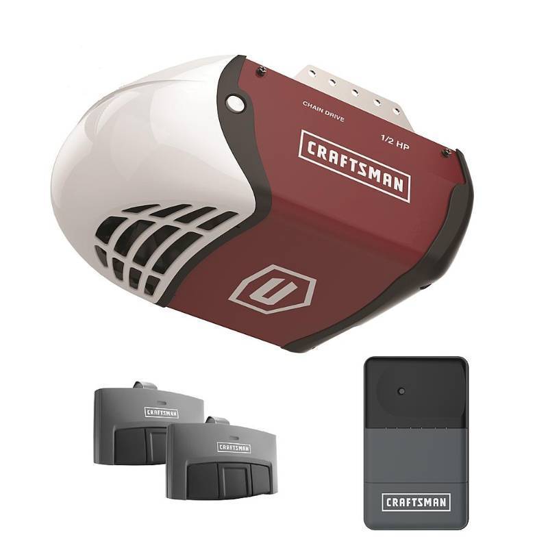 lot 1554 image: Craftsman 12 HP Chain Drive Garage Door Opener