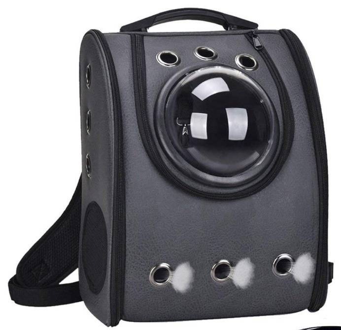 lot 1594 image: Cat Backpack Carrier Cat Bubbles Pet Backpack for Petite Dogs