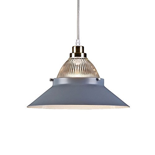 lot 1605 image: Jemmy Ho Lighting Loft Vintage Pendant Lights Industrial Style Edison Pendant Lamp (Grey)