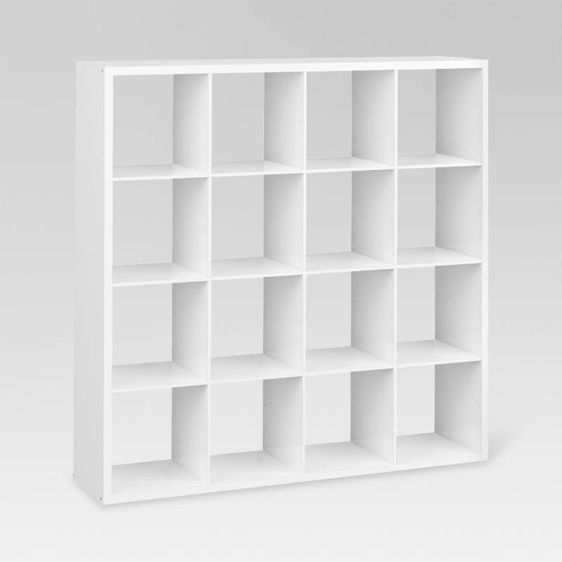 lot 1616 image: 16-Cube Organizer Shelf 13 White - Threshold