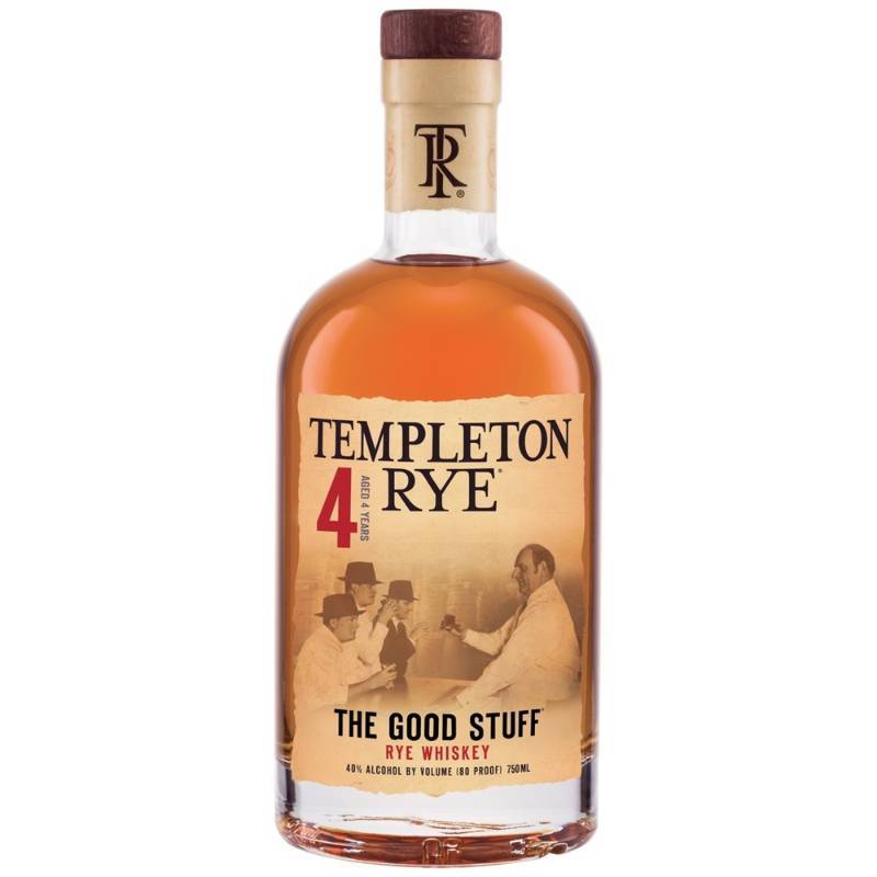 lot 8638 image: Templeton Rye Whiskey, 750 mL