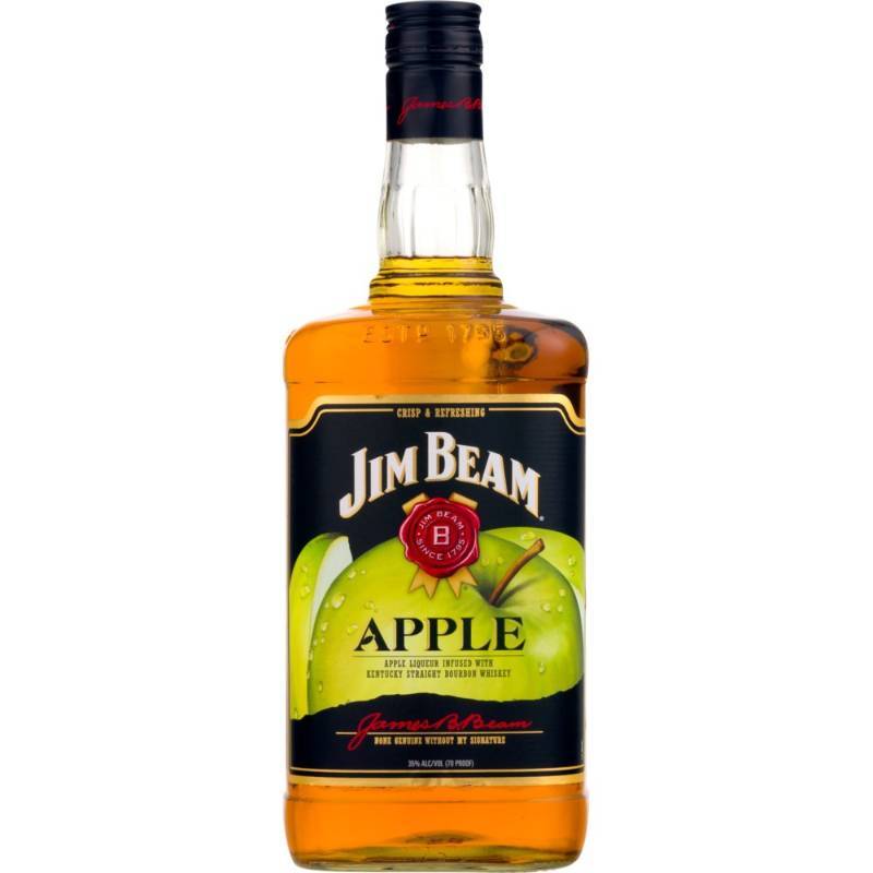 lot 8720 image: Jim Beam Apple Bourbon - 1.75L Bottle