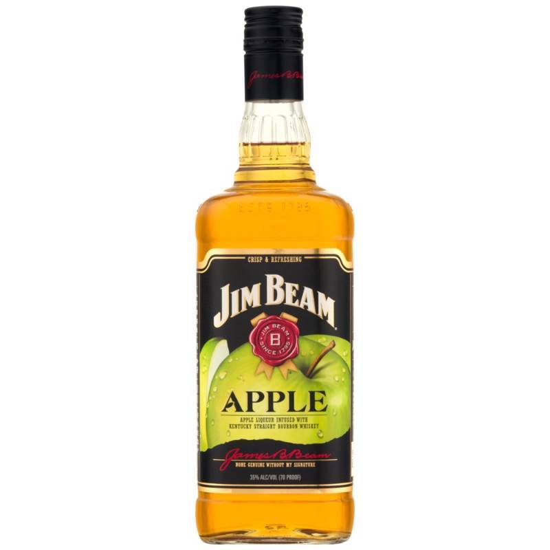lot 8724 image: Jim Beam Apple Kentucky Straight Bourbon Whiskey, 750mL