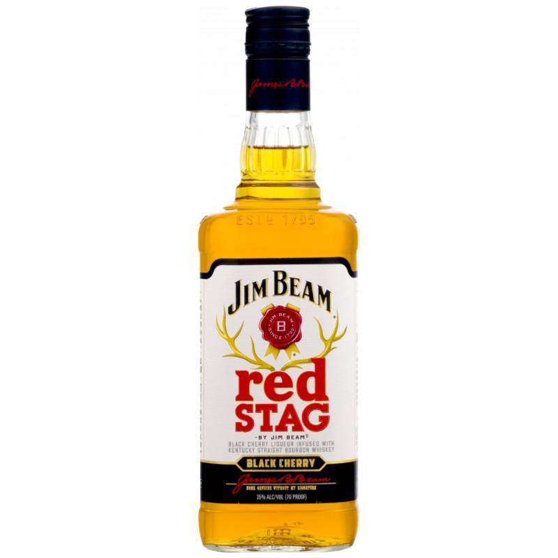 lot 8727 image: (2) Jim Beam Red Stag Black Cherry Bourbon Whiskey, 750.0 ML