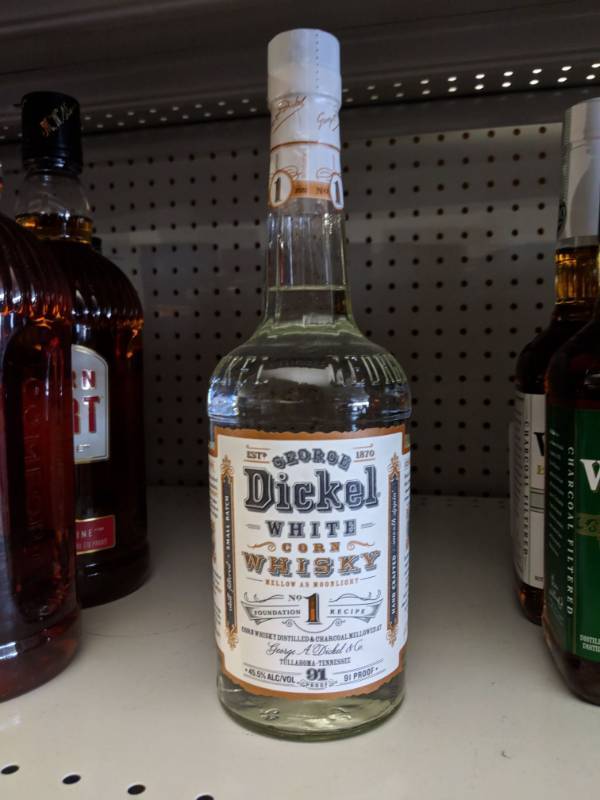 lot 8756 image: George Dickel White Whiskey 750ml