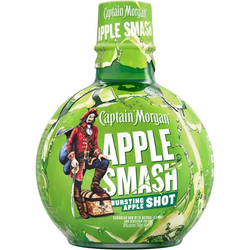 lot 8803 image: (2) Captain Morgan Apple Smash Rum - 750ml Bottle