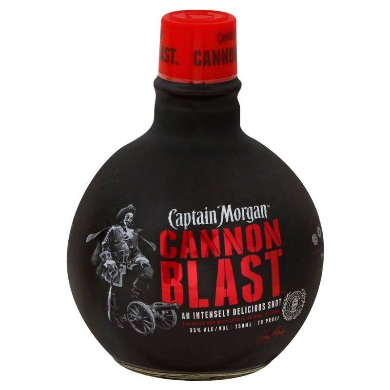 lot 8805 image: (3) Captain Morgan Cannon Blast 750 Ml