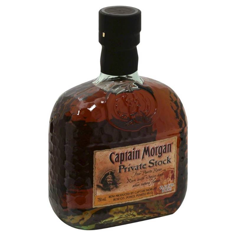 lot 8818 image: Captain Morgan Private Stock Rum - 750mL Bottle