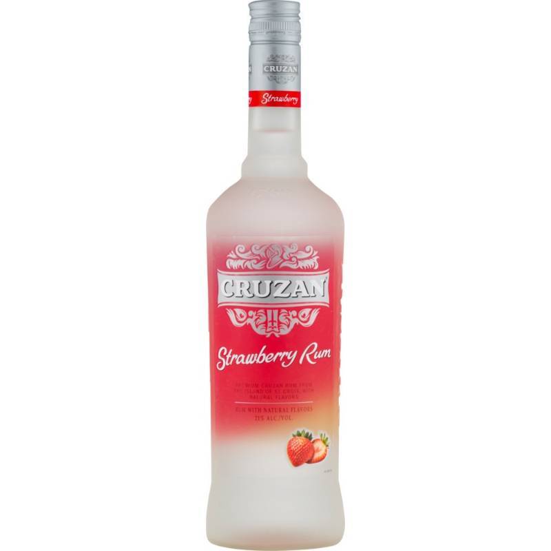 lot 8843 image: (3) Cruzan Strawberry Rum - 750ml Bottle