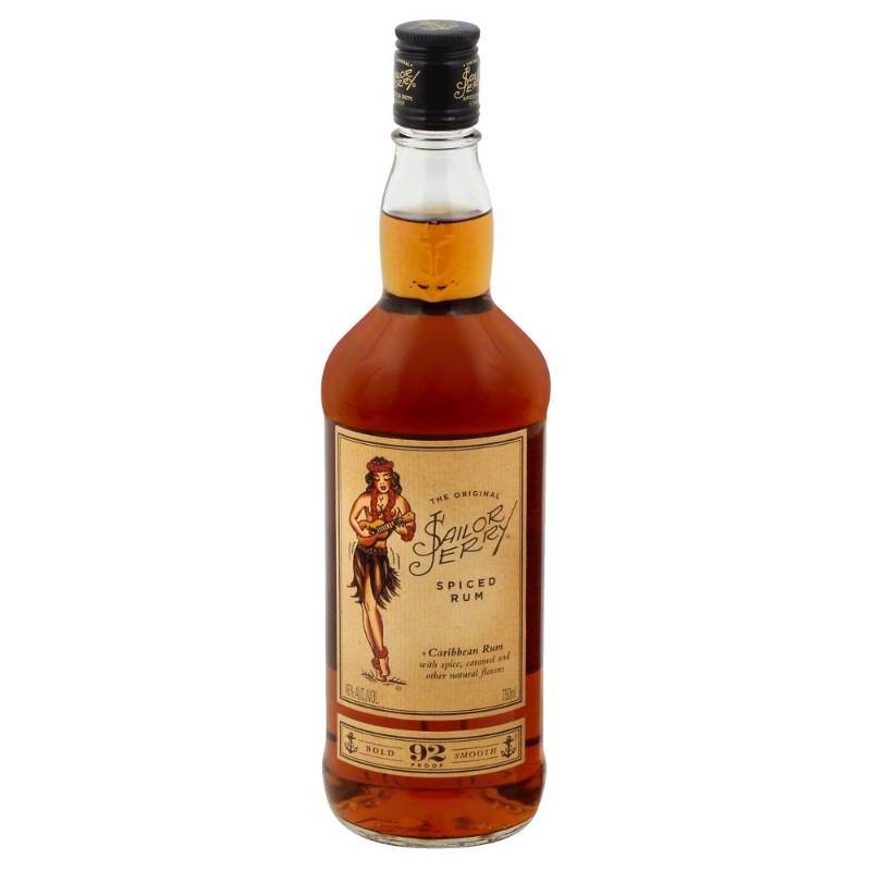 lot 8848 image: (1) Sailor Jerry Spiced Rum 750 Ml