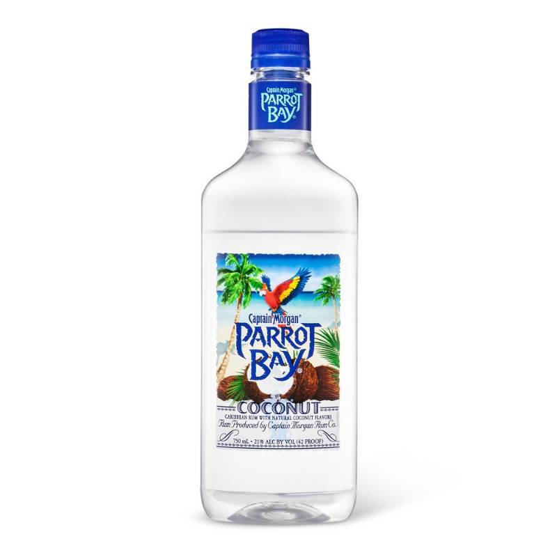 lot 8867 image: (3) Parrot Bay Rum - 750ml Plastic Bottle
