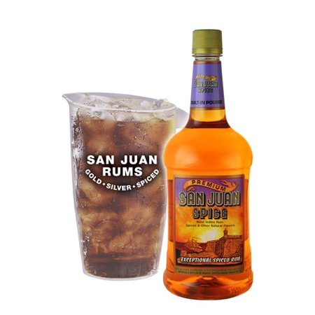 lot 8877 image: (4) San Juan Spiced Rum 1.75l 35Perc Alc By Vol 70 Proof