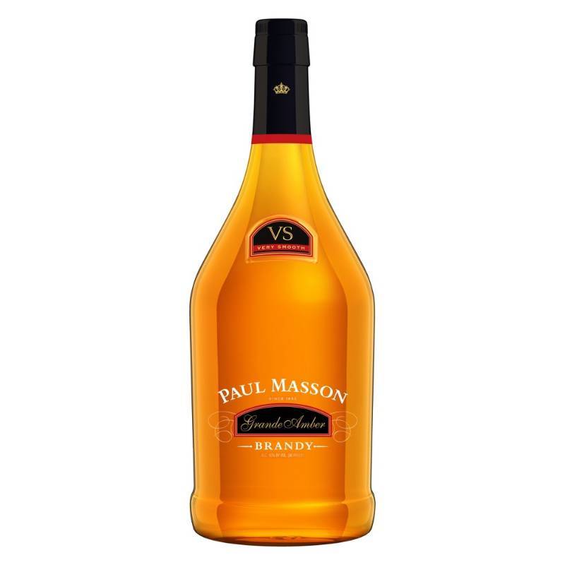 lot 8891 image: Paul Masson Grande Amber Brandy, 1.75 L Bottle, 80 Proof