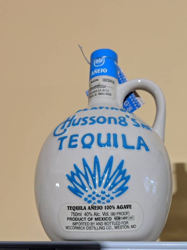 lot 8897 image: Platinum Hussongs Mr Tequila Tequila Anejo 100 Perc Agave 750mL 40 Alc Vol