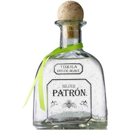 lot 8900 image: Patron Silver 100 Perc Agave Tequila 750 Ml 40Perc By Vol 80 Proof