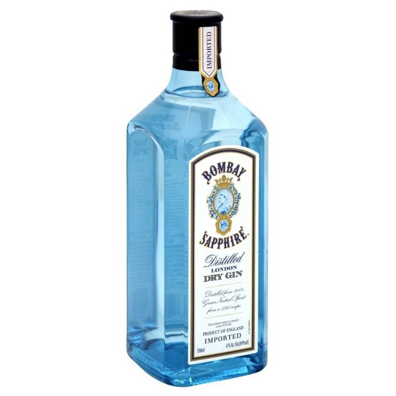 lot 8972 image: Bombay Zaphire Gin 750 Ml