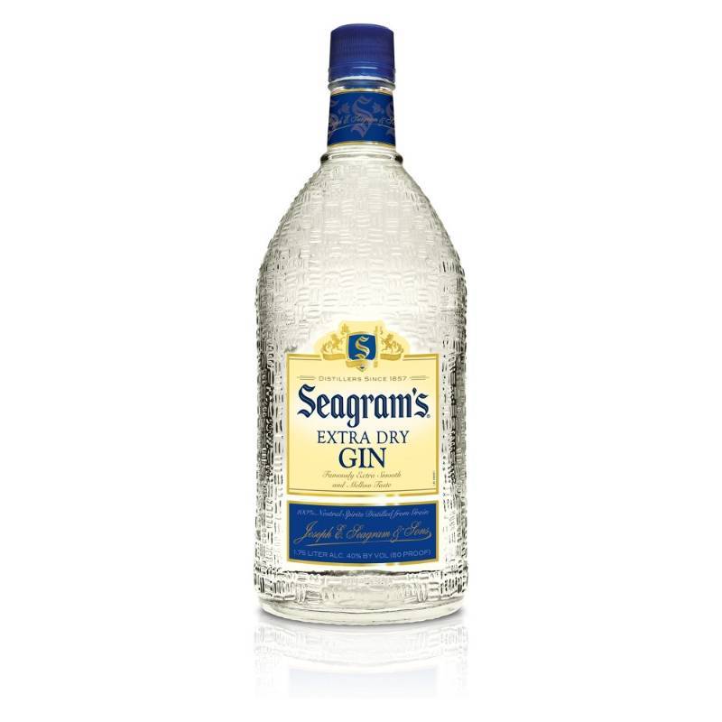 lot 8976 image: (4) 1.75L Seagrams Extra Dry Gin 40 Perc Alc By Vol 80 Proof