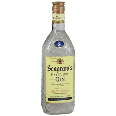 lot 8977 image: (3) Seagrams Gin - 750 ml 40 Perc By Vol 80 Proof