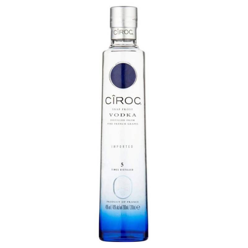lot 8989 image: (1) 750 mL Ciroc Snap Frost Vodka Distilled From French Grapes 750 Ml
