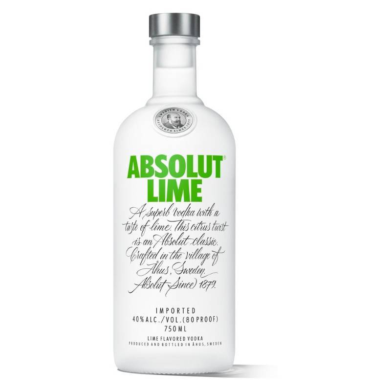 lot 9010 image: (2) Absolut Lime Vodka - 750ml Bottle