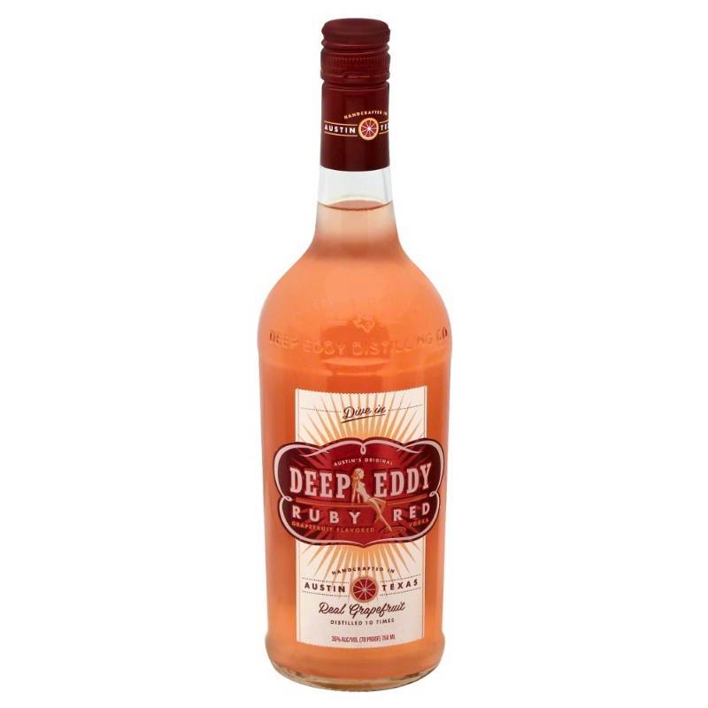 lot 9029 image: Deep Eddy Ruby Red Vodka, 750 mL
